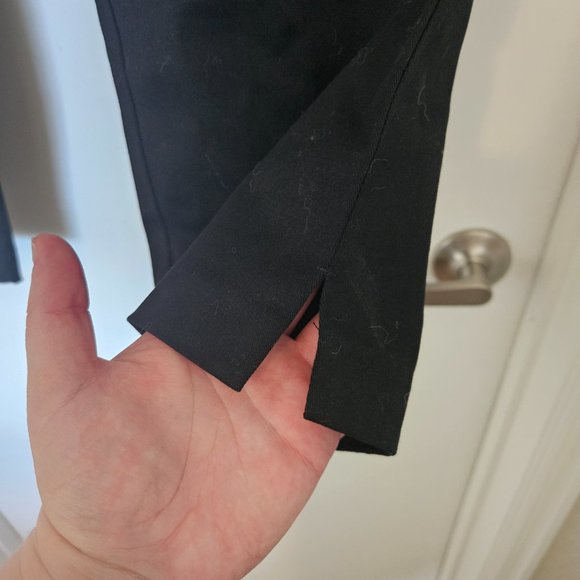 Old Navy NWT black pants, elastic waist, split hem, 20 short - Picture 6 of 7